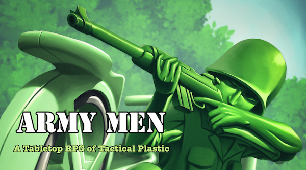 green plastic army men!