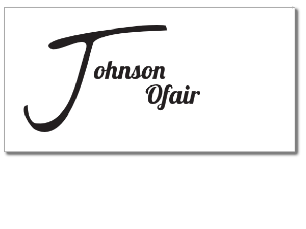 Logo text for Johnson Ofair